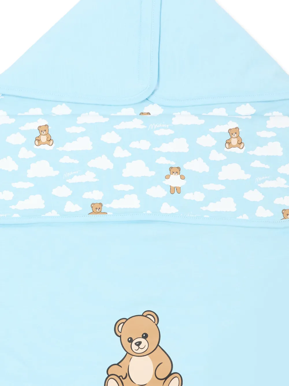  Moschino Kids Nid D'ange Imprimé - Bleu 