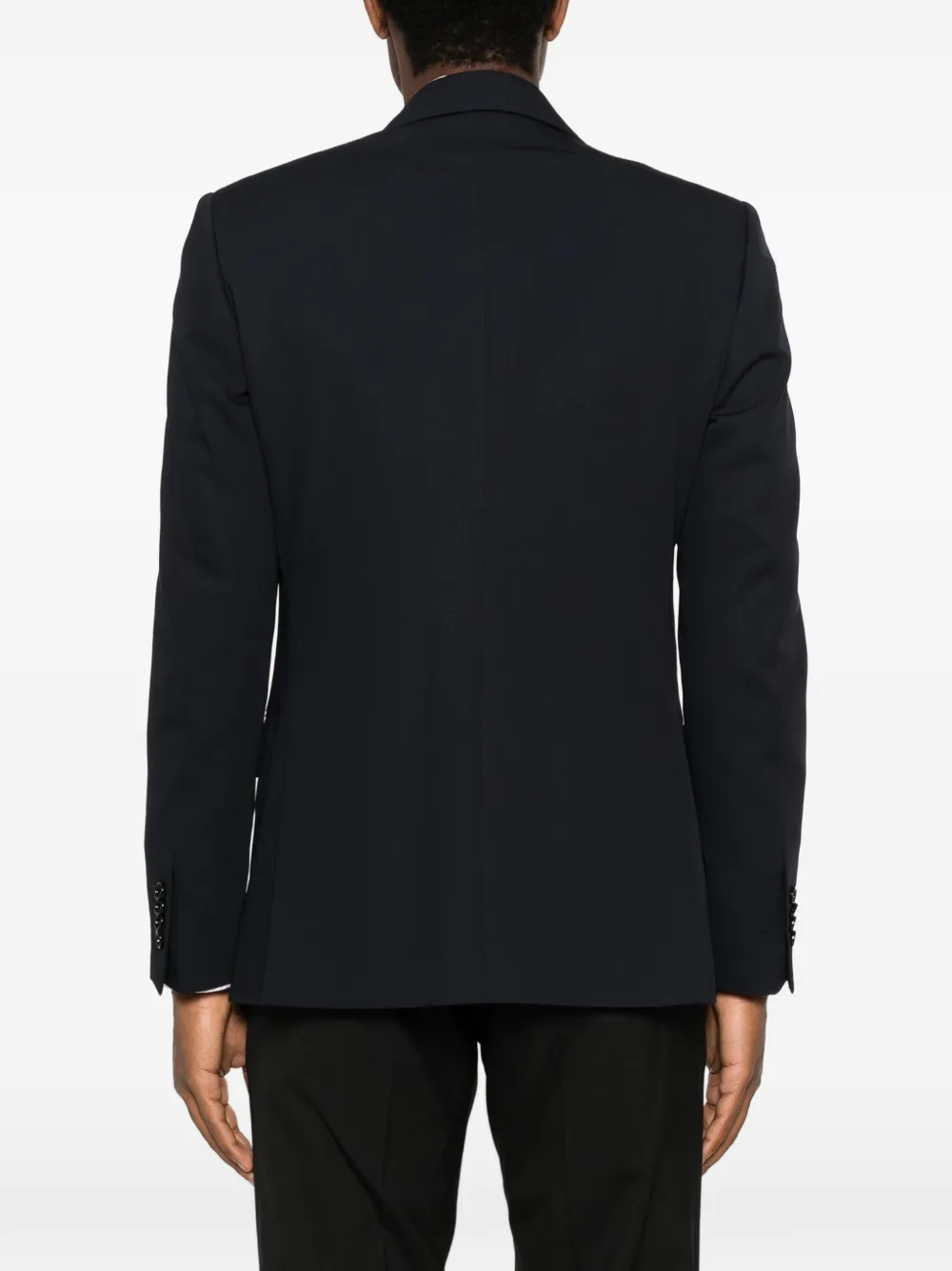Lardini Blazer met puntige revers Blauw