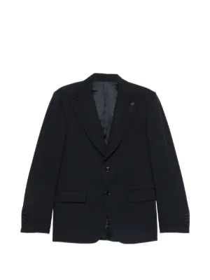Midorikawa カットオフエッジ ジャケット | ブルー | FARFETCH JP