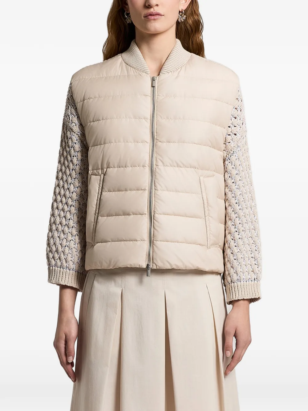 Peserico quilted gilet - Neutrals