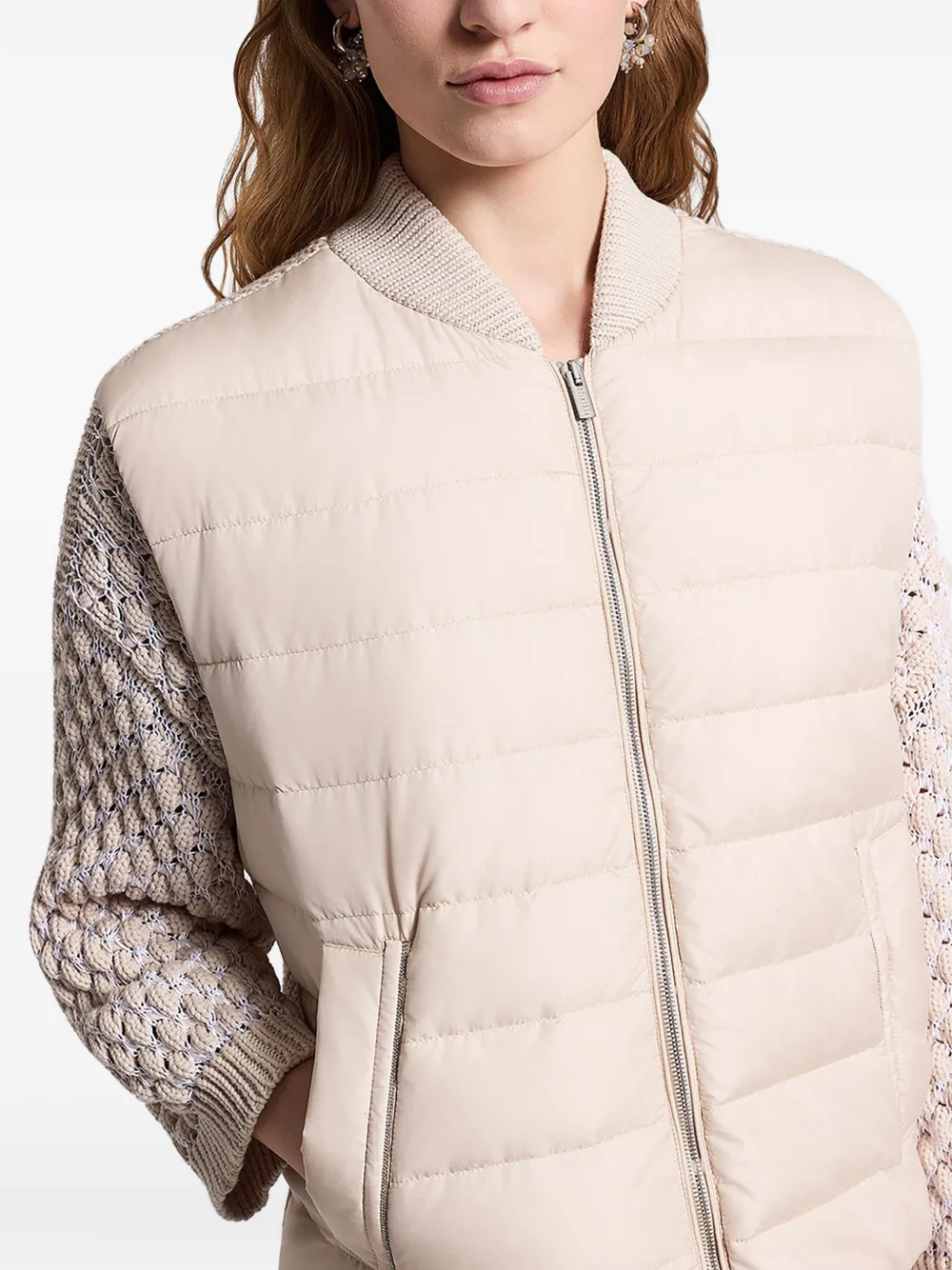 Peserico Gewatteerde bodywarmer Beige