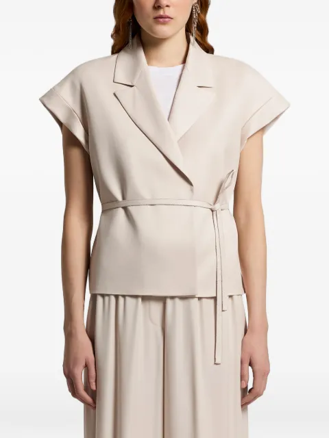 Peserico blazer à taille ceinturée