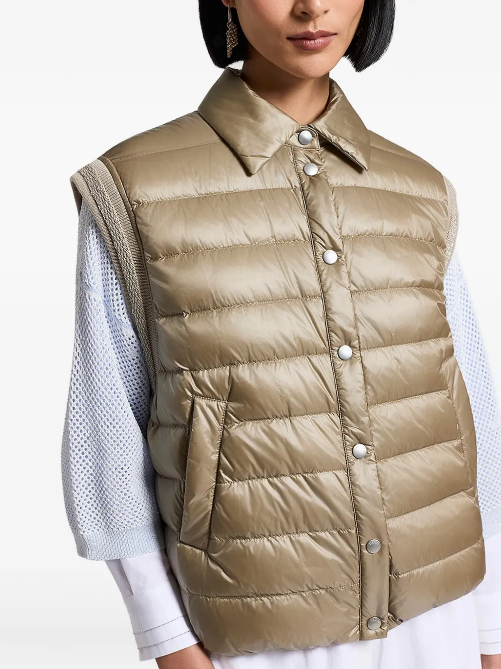 Quilted Sleeveless Jacket
