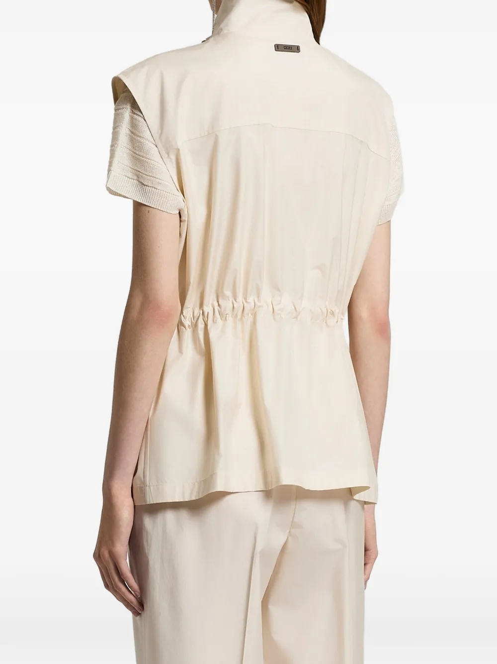  Peserico Zip-up Gilet - Neutrals 
