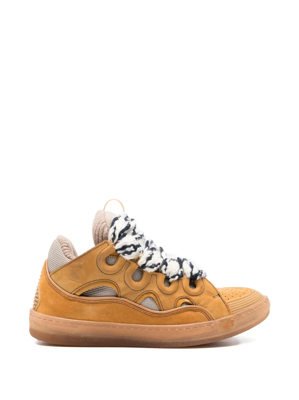 Lanvin Pre-Owned Sneakers Curb in pelle scamosciata - Marrone