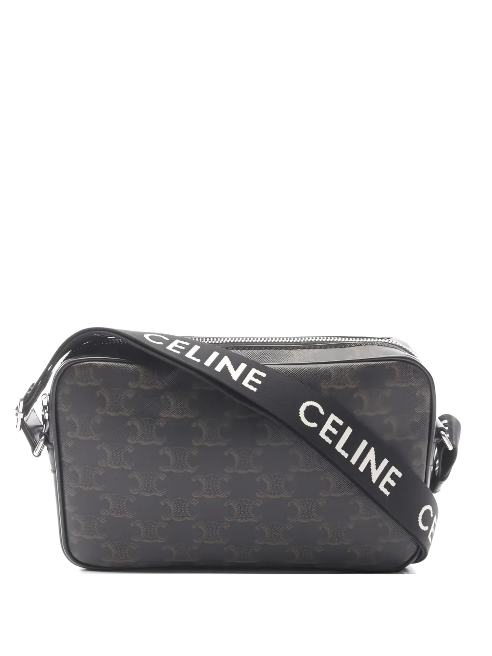 Celine Pre-Owned Borsa a spalla Folco Triomphe media anni 2010 - Marrone