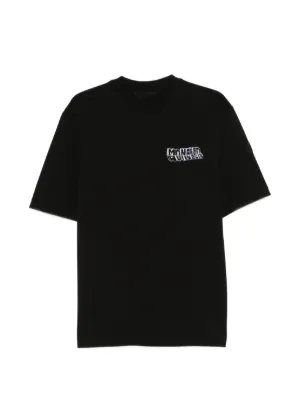 Moncler フロックロゴ Tシャツ | ブラック | FARFETCH JP