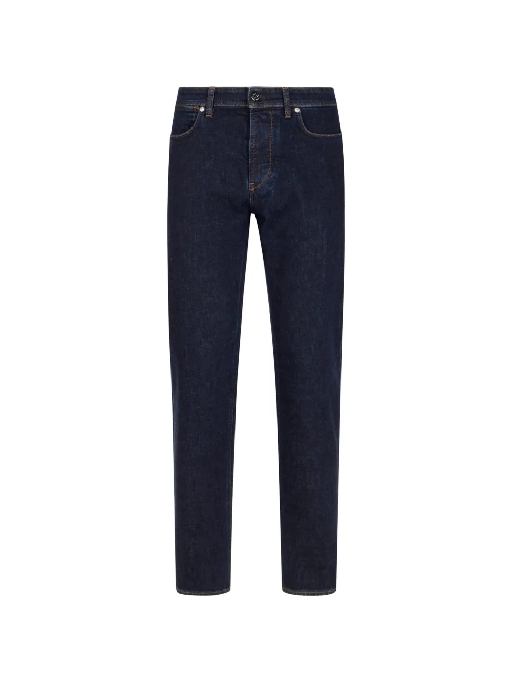 Stone Island logo-embroidered jeans - Blu