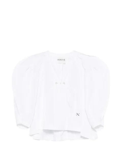 Nackiyé Odalique puff-sleeve blouse