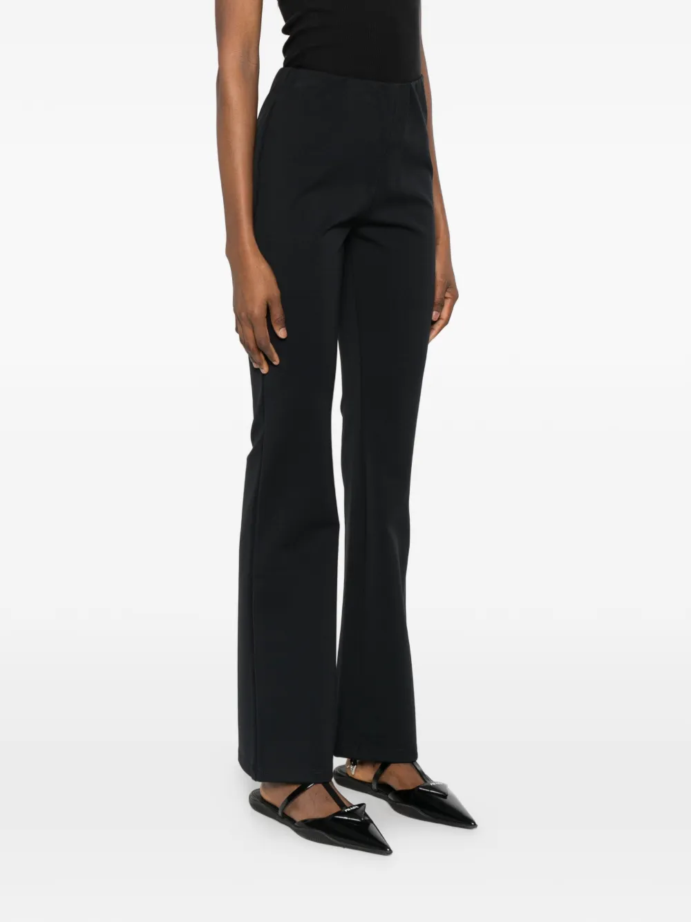  Viktoria Chan Gala Flared Trousers - Black 