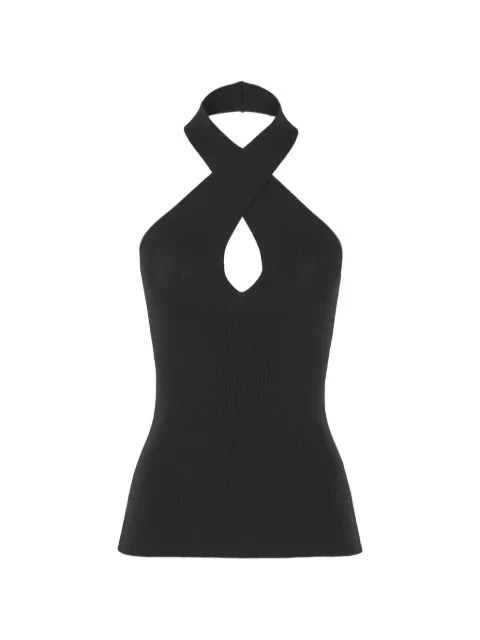 Federica Tosi top con cuello halter