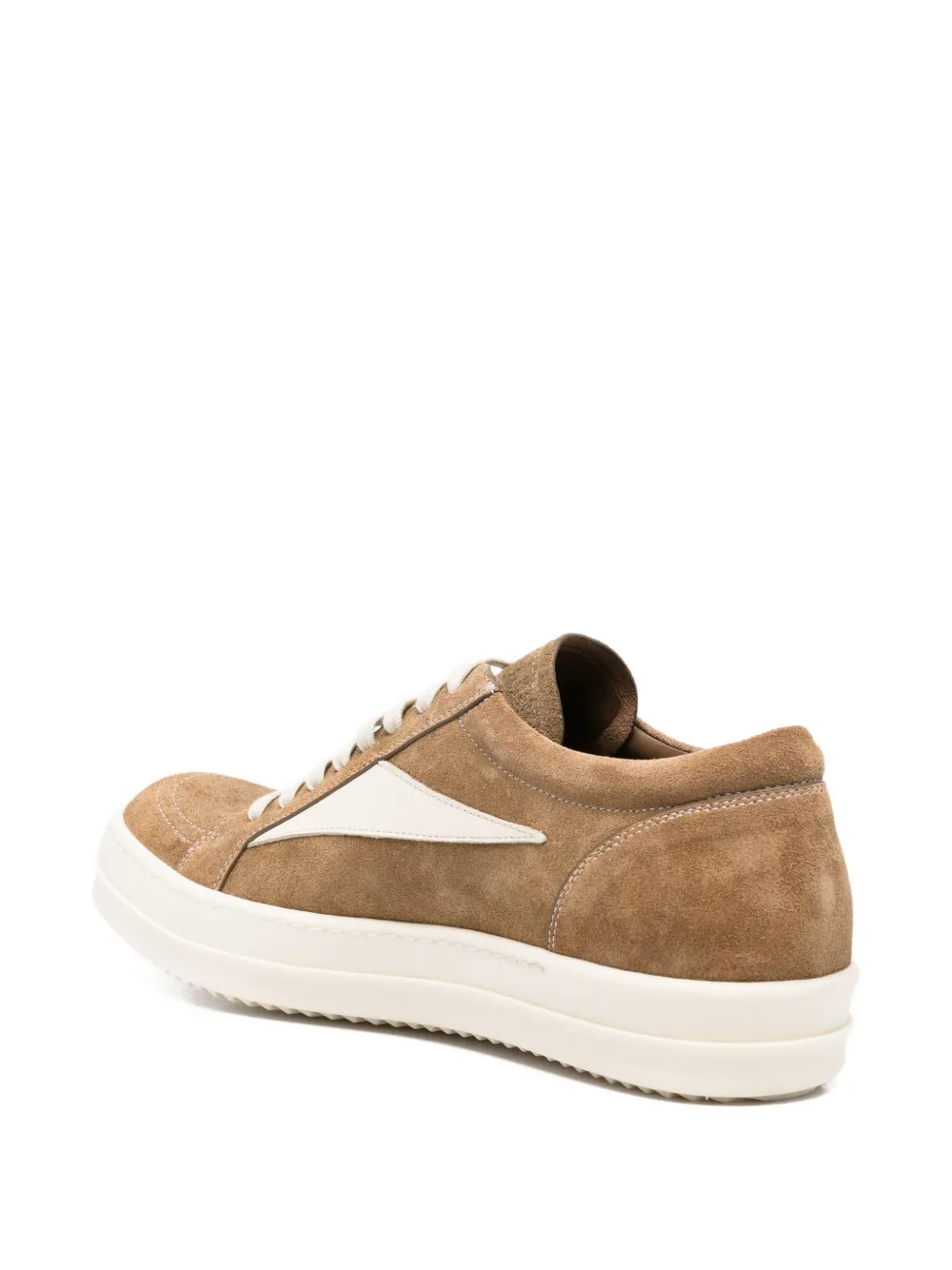 Rick Owens Sneakers van kalfsleer met vlakken Bruin
