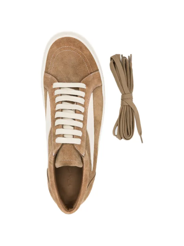 Rick Owens Temple Vintage Sneaks レースアップスニーカー | ブラウン 