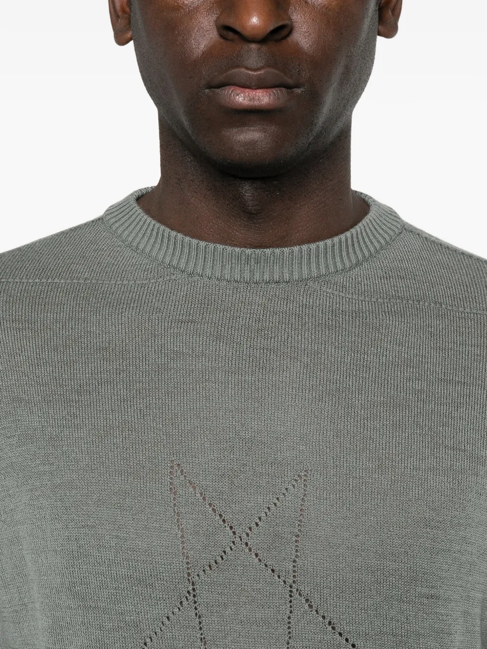 star-intarsia sweater
