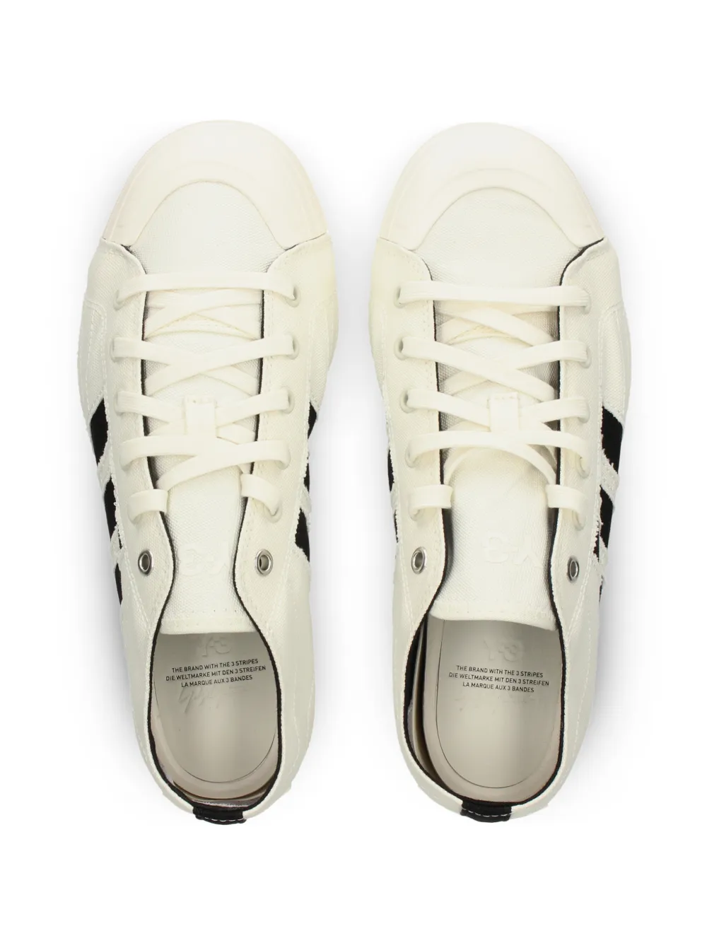  Y-3 Three Stripes Sneakers - Neutrals 
