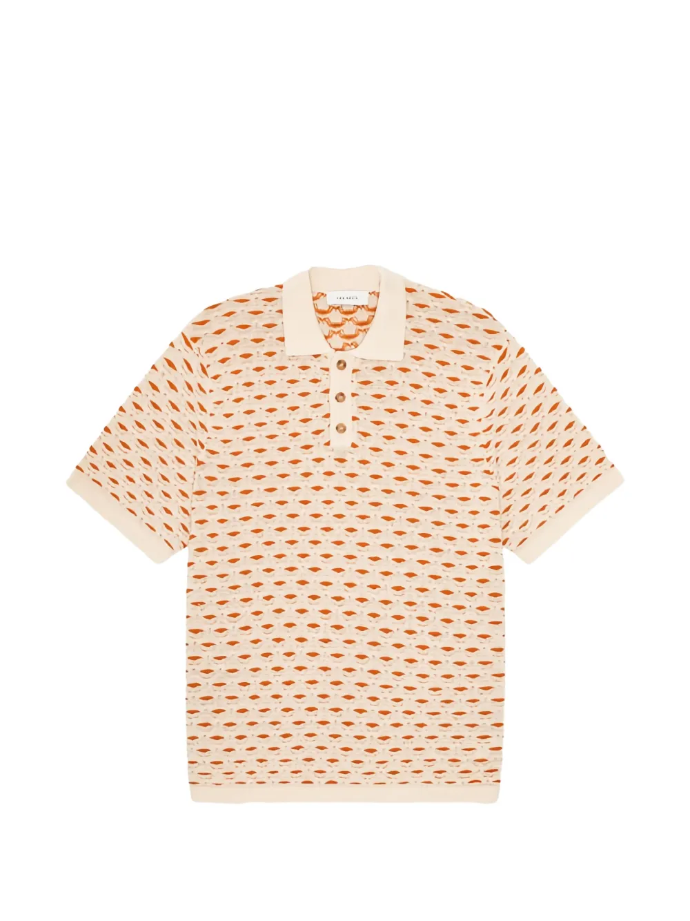 Les Deux Esmay openwork polo shirt - Toni neutri
