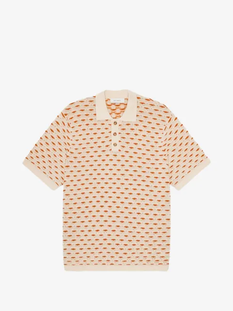 Les Deux Esmay openwork polo shirt