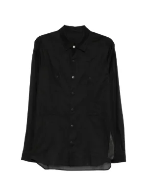 Rick Owens DRKSHDW ロングスリーブ シャツ | ブラック | FARFETCH JP