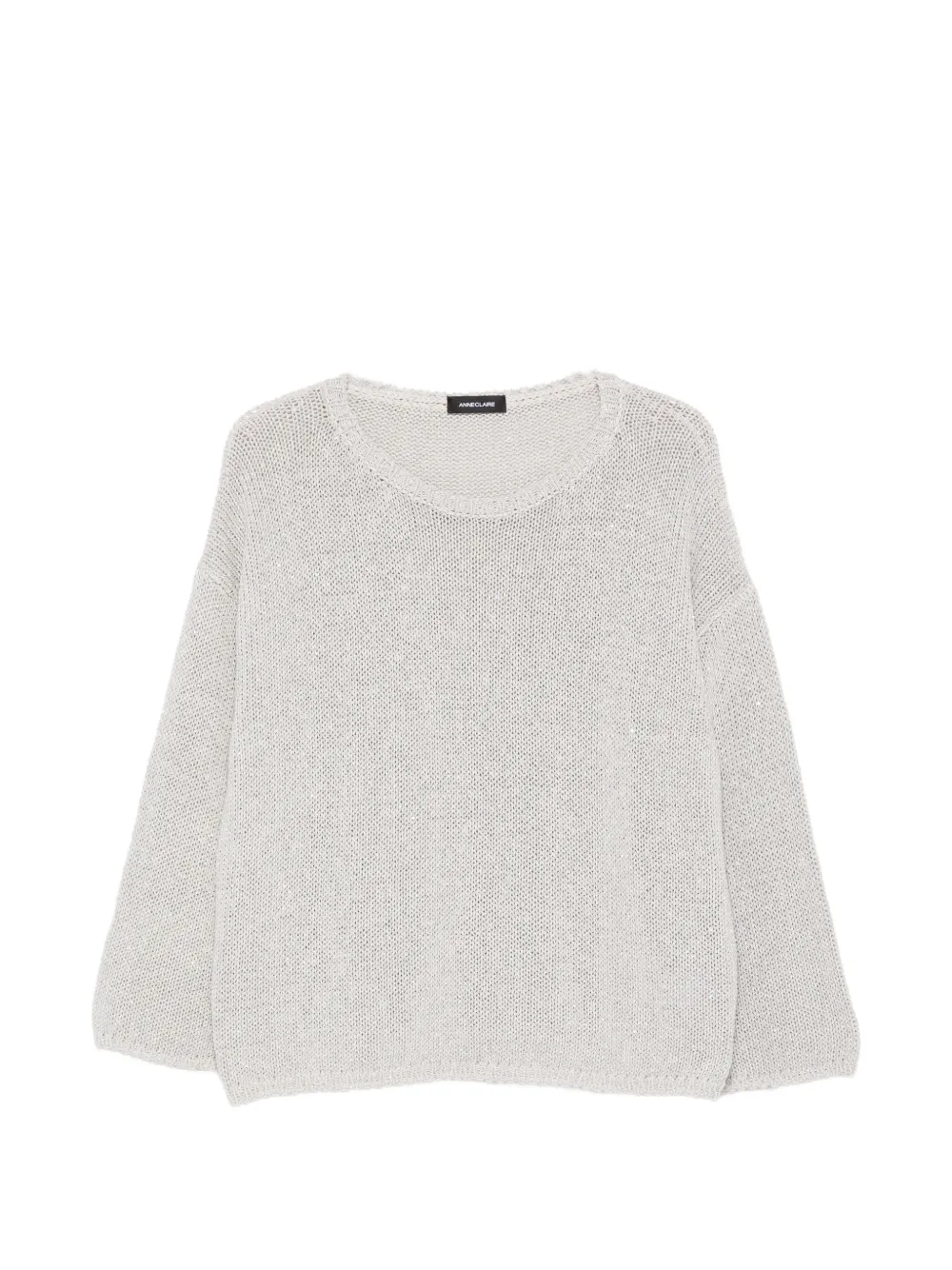 anne claire sequin-embellished sweater - Grau