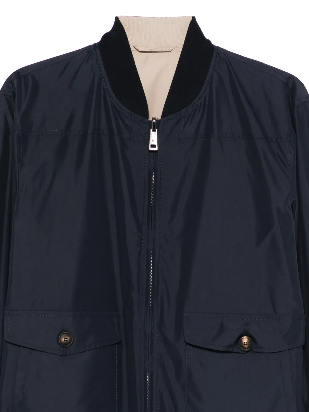  Kired Chaqueta Penna Con Bolsillos Con Botones - Azul 