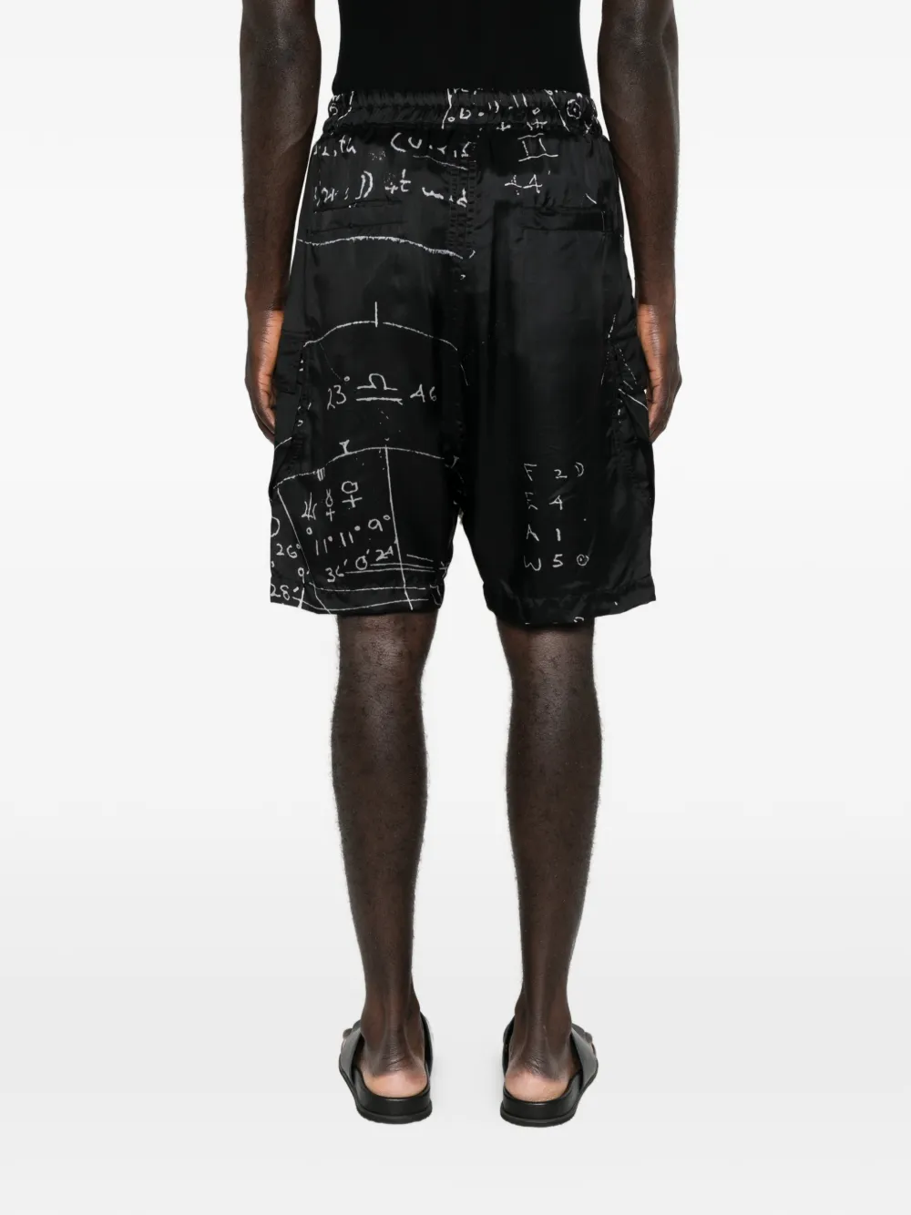 Rick Owens Shorts met toelopende pijpen Zwart