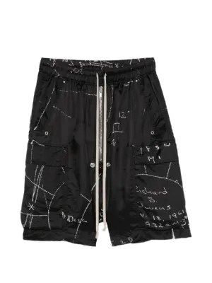 Rick Owens ドローストリング ショートパンツ | ブラック | FARFETCH JP