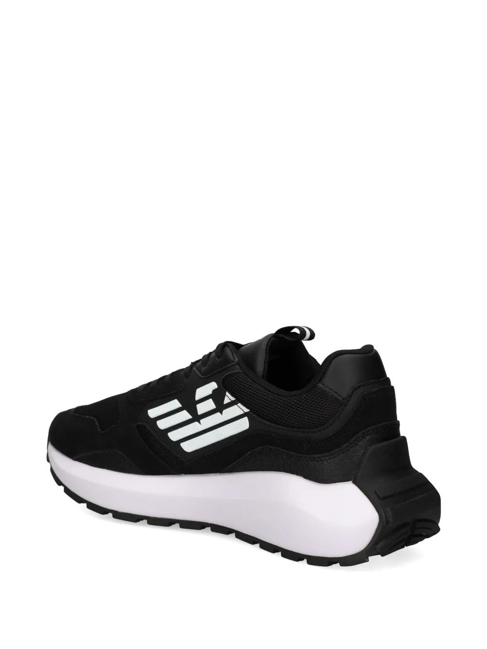 Ea7 Emporio Armani Sneakers met logo Zwart