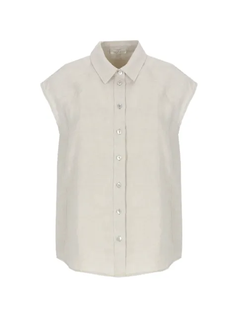 PANICALE lace-panel shirt