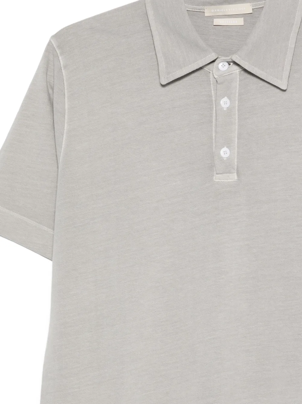 Daniele Fiesoli Poloshirt met korte mouwen Grijs