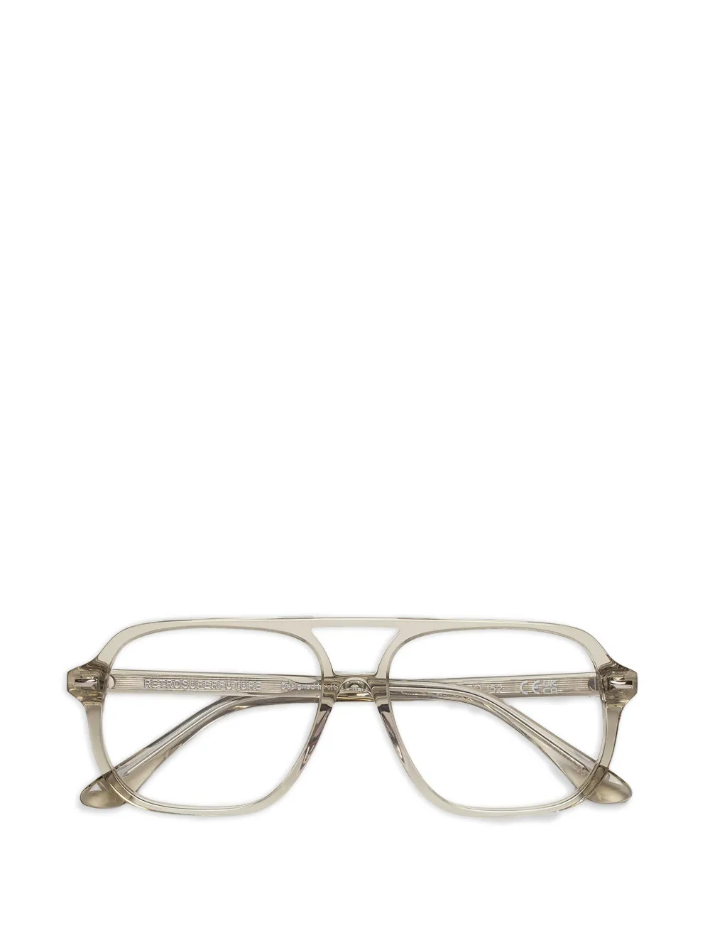 Retrosuperfuture pilot-frame glasses - Grigio