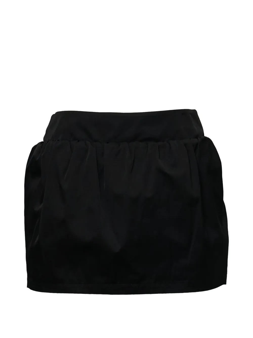 YCH puff mini skirt - Nero