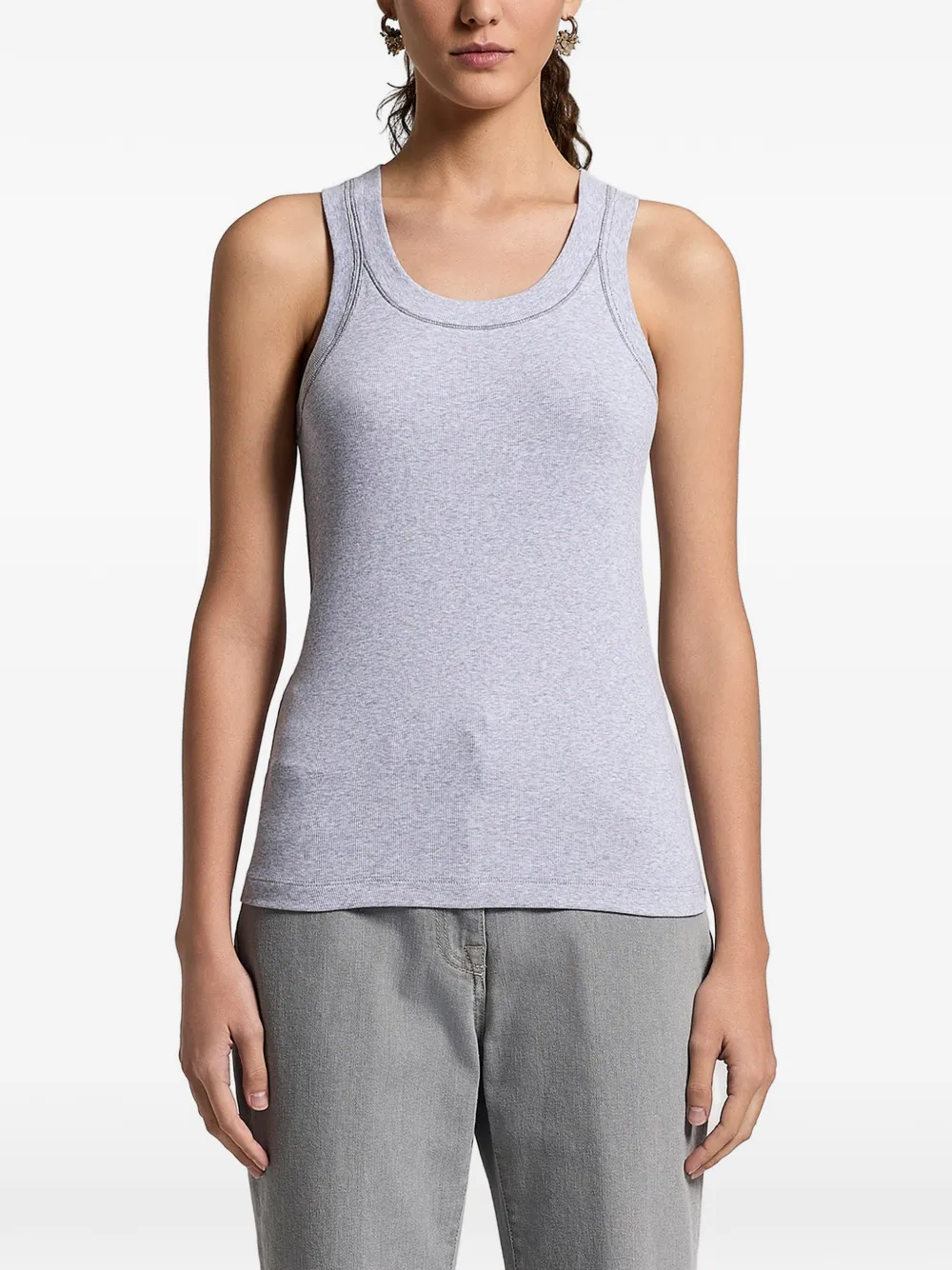 Peserico round-neck tank top - Grau
