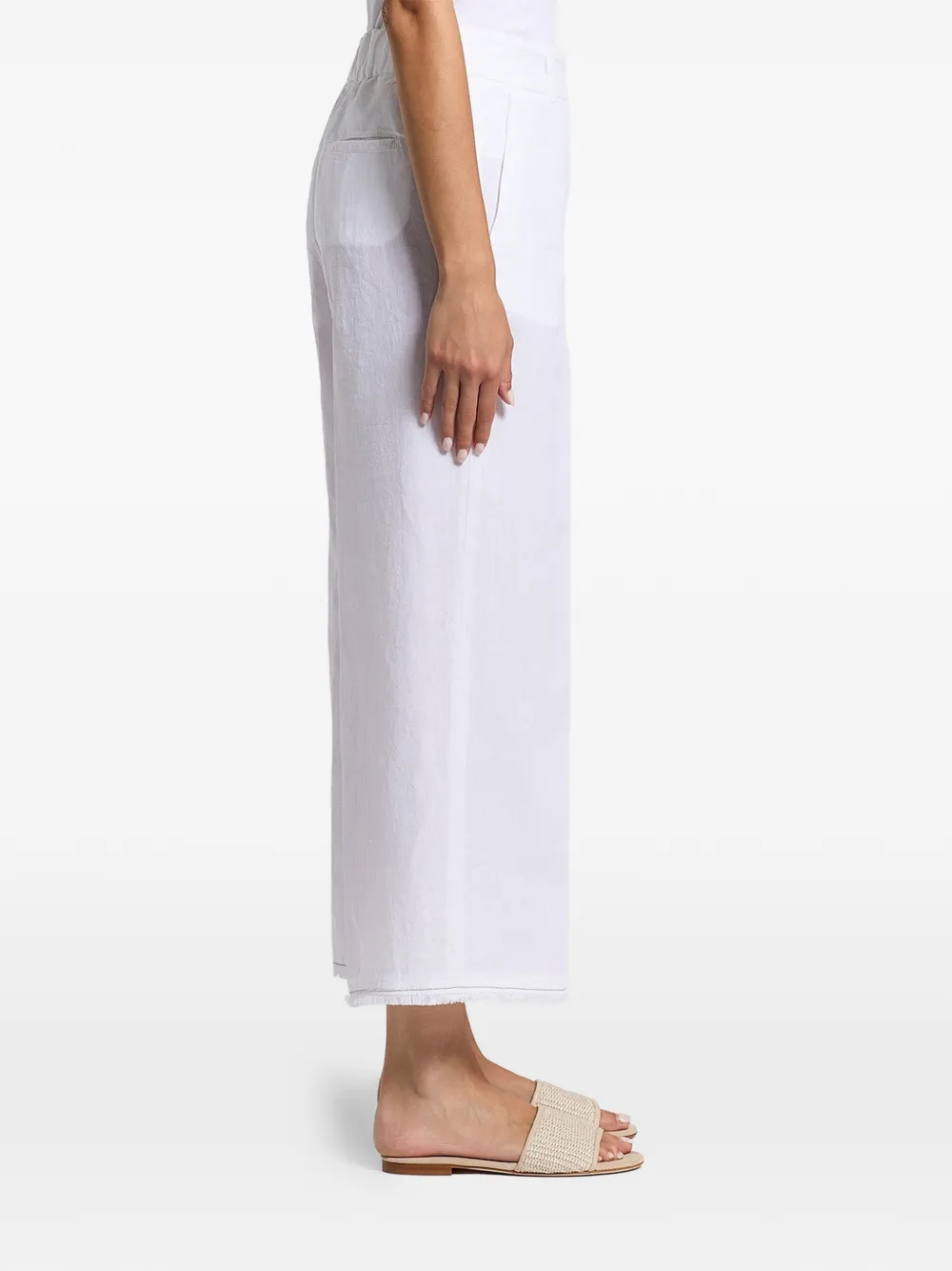 Frayed-Hem Trousers