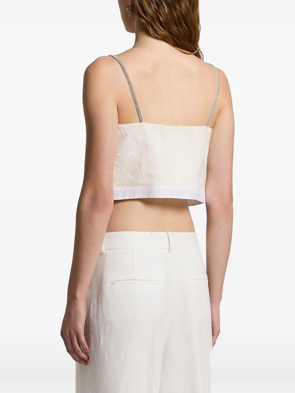  Peserico Shoulder-strap Top - Neutrals 
