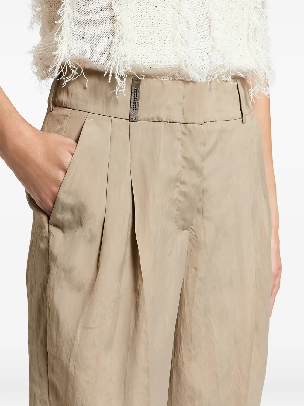 Peserico Plooibroek Beige