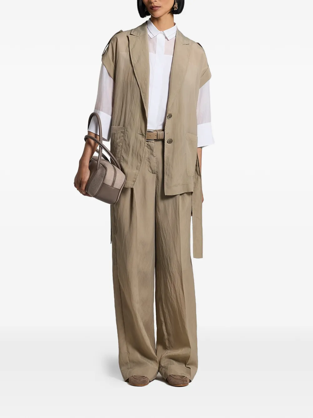 Peserico Plooibroek Beige