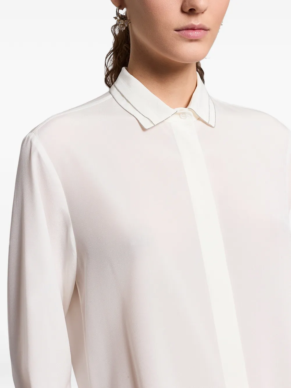 Peserico Shirt met lange mouwen Beige
