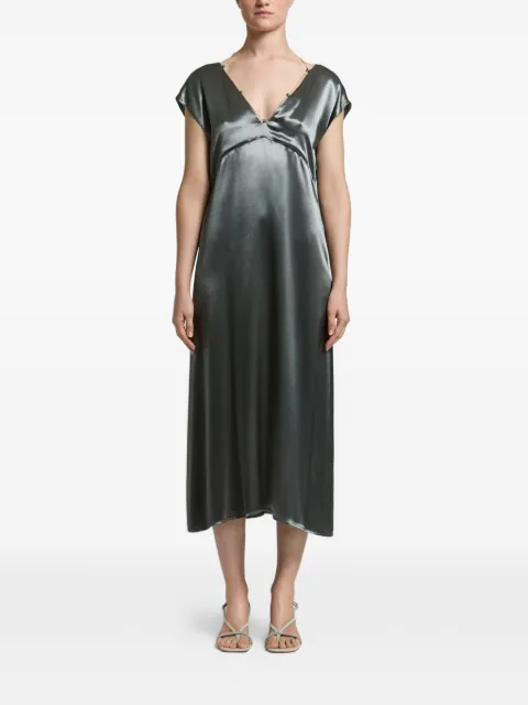 Peserico vestido midi con detalle de cadena