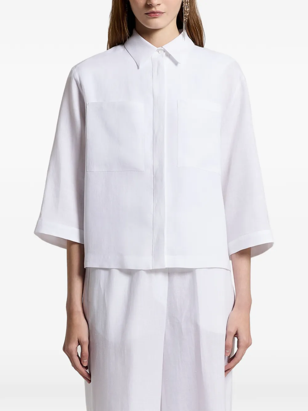 Peserico linen shirt - Bianco