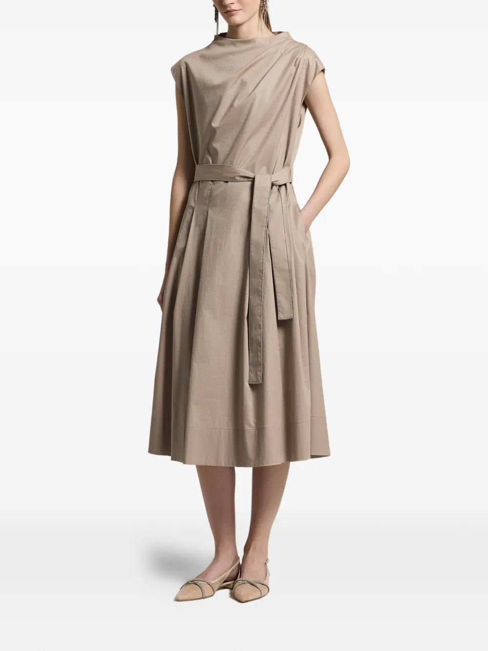 Belted Midi Dress
