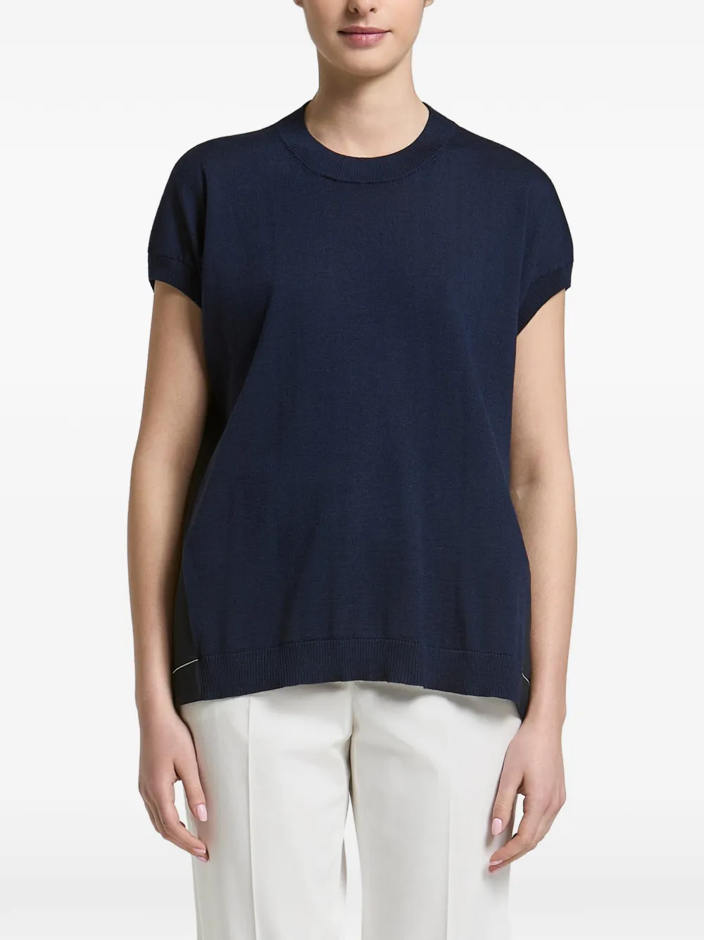 Peserico crew-neck vest - Blu