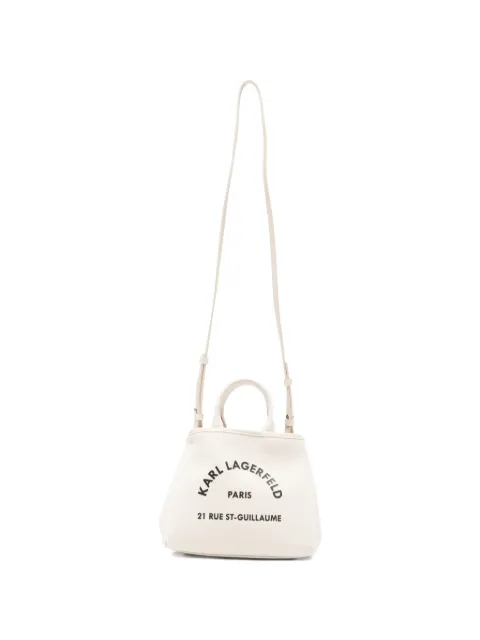 Karl Lagerfeld mini logo-print canvas tote bag