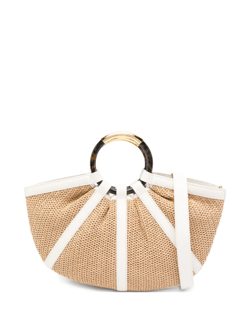 Coccinelle round-handle tote bag - Toni neutri