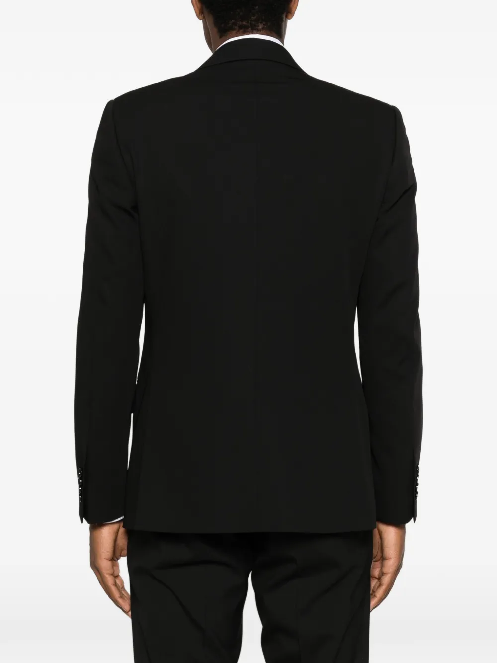 Lardini Blazer met puntige revers en bloemenprint Zwart