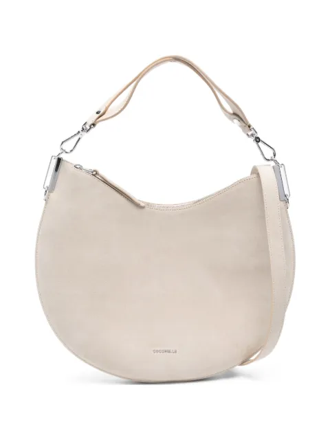 Coccinelle zip-fastening suede shoulder bag