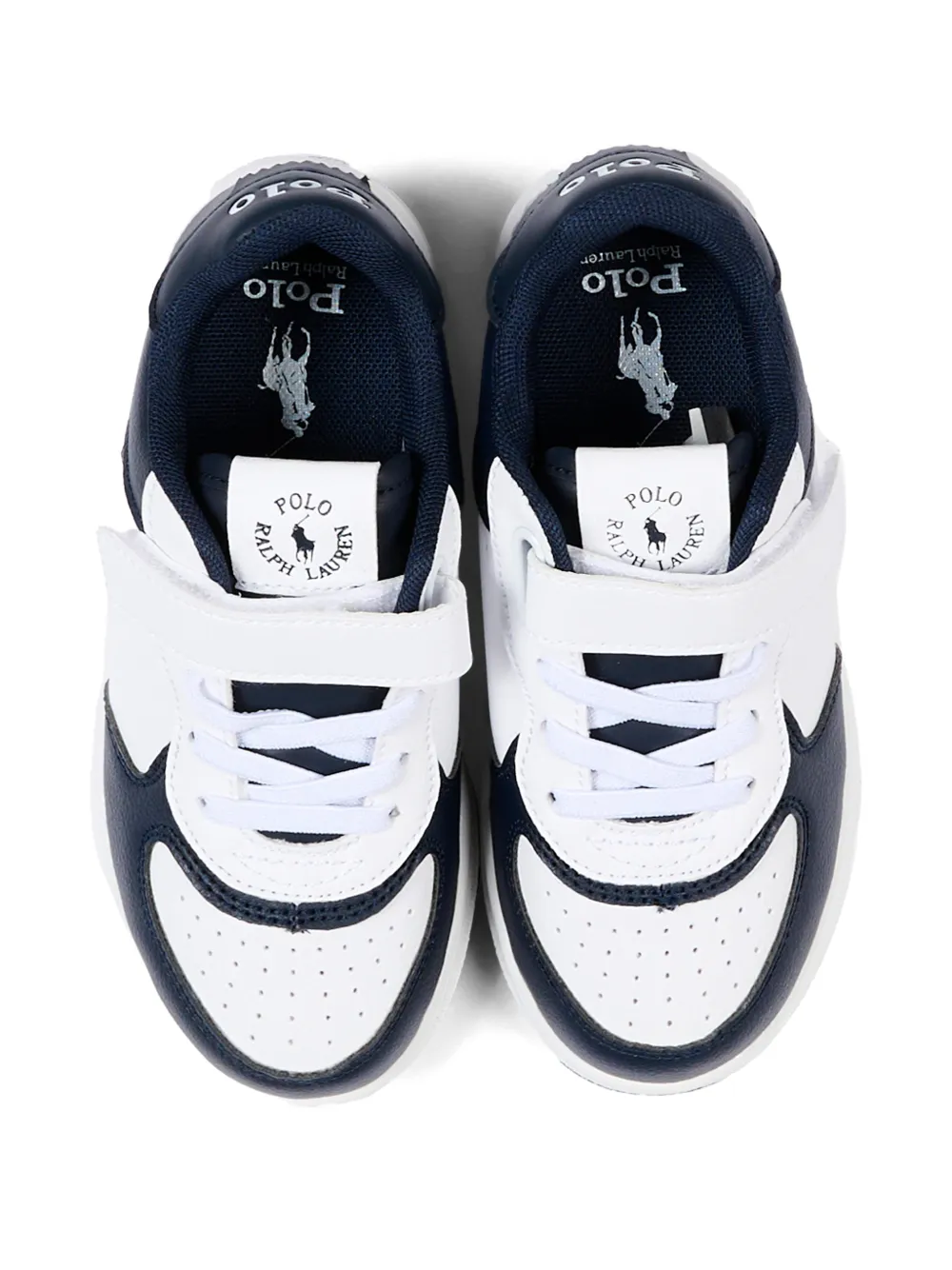 POLO RALPH LAUREN KIDS Sneakers met logodetail Wit