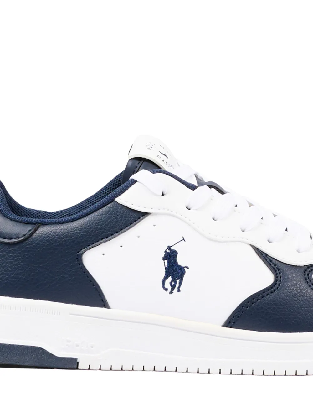 POLO RALPH LAUREN KIDS logo-detail sneakers Wit