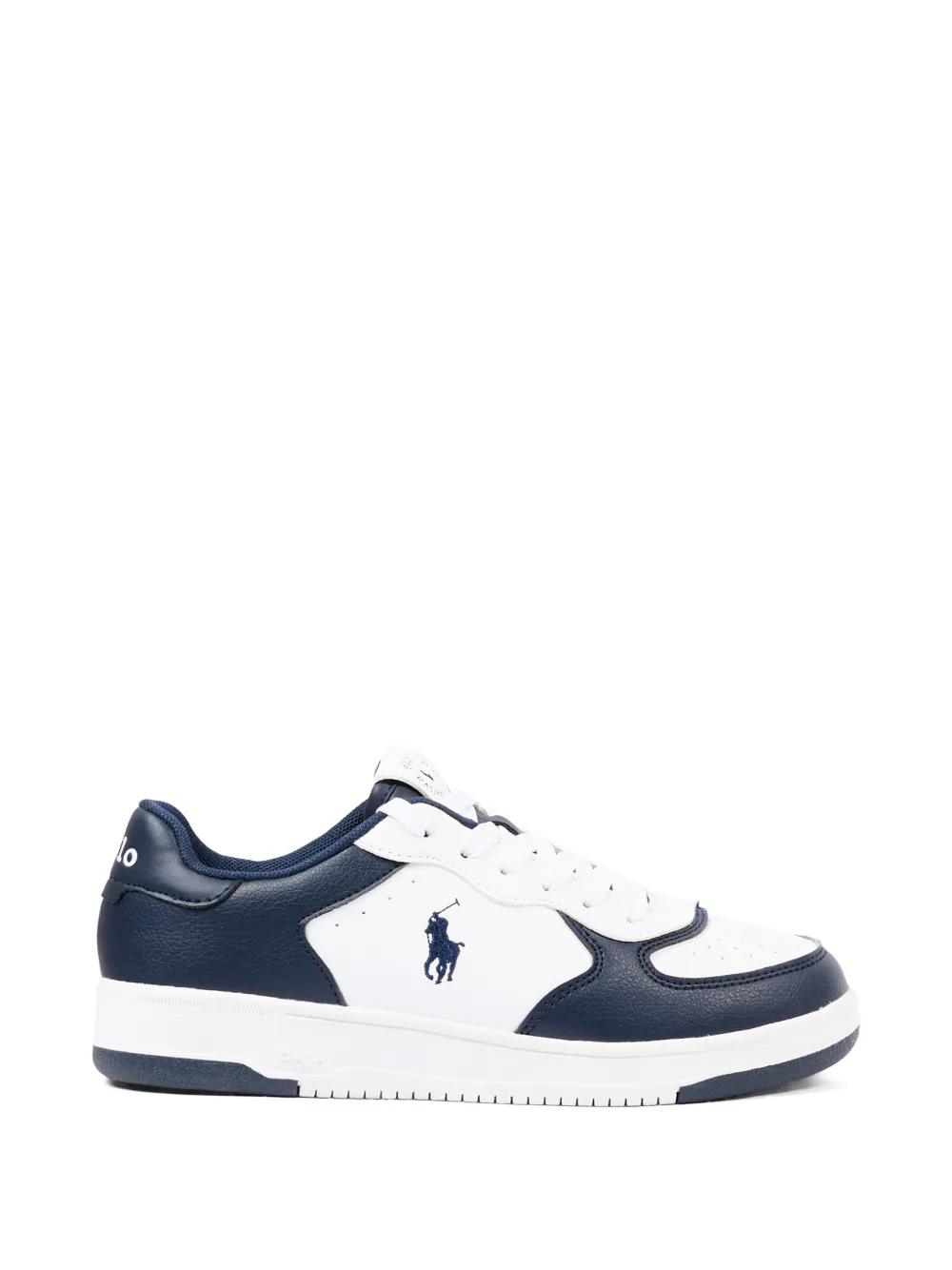 POLO RALPH LAUREN KIDS logo-detail sneakers Wit
