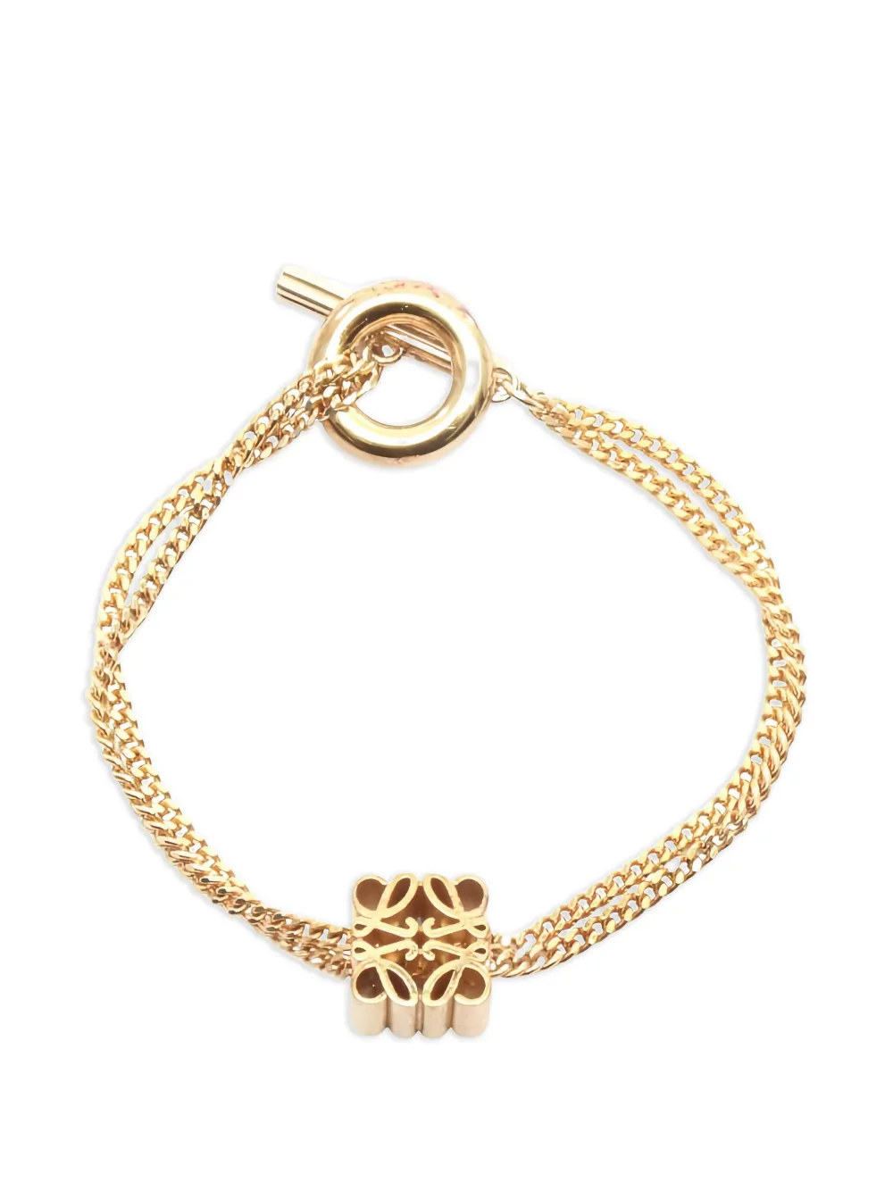 Loewe Pre-Owned Bracciale con anagramma anni 2020 - Oro