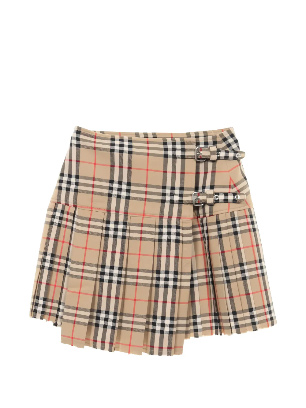 Burberry Pre-Owned Minigonna plissettata a quadri anni 2020 - Toni neutri